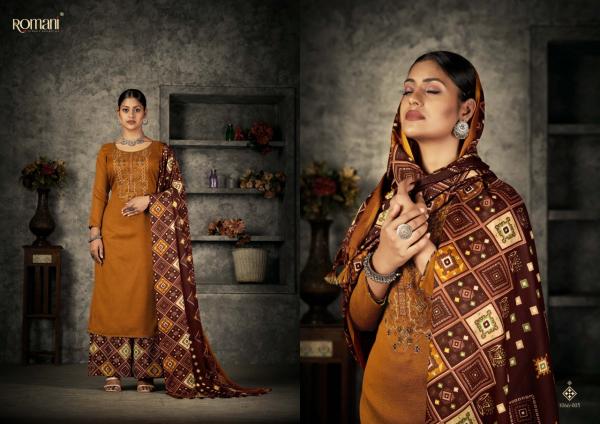 Romani Patiala Dreams Exclusive Pashmina Dress Material 